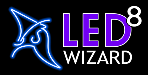 LED Wizard 8 logo